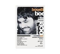 Andrea Bocelli Poster sur toile pour décoration de chambre à coucher, bureau, chambre, cadeau sans cadre, 20 x 30 cm