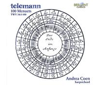 ANDREA COEN - TELEMANN 100 MENUETS TWV 34 - CD - G3z