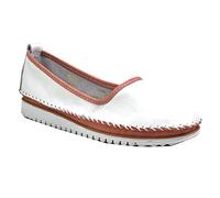 Andrea Conti 0023410 Mocassins pour Femme, Pointure:41 EU, La Couleur:Blanc