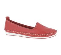 Andrea Conti 0027449 Mocassins pour Femme, Pointure:38 EU, La Couleur:Rouge