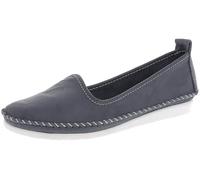 Andrea Conti 0027449 Mocassins pour Femme, Pointure:40 EU, La Couleur:Bleu