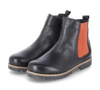 Andrea Conti 0340243/1833 Bottes à enfiler en cuir lisse pour femme Noir, Combinaison noire., 39 EU