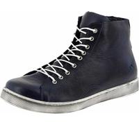 Andrea Conti 0341500 Hightop Sneaker, Femme, Bleu foncé, Cuir, NEUF, TOPP - Chaussures femme Top Tendances, Bleu, Cuir