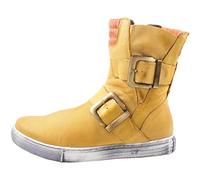 Andrea Conti 0346833 Bottes en Cuir Femmes, Pointure:37 EU, La Couleur:Jaune