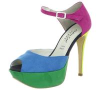 Andrea Conti 0933111, Sandales femme - Vert-TR-E1-87, 37 EU