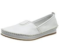 Andrea Conti 1887801 Mocassins pour Femme, Pointure:41 EU, La Couleur:Blanc