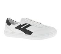 Andrea Conti Baskets Basses Freya pour Femme, Blanc/Noir, 36 EU