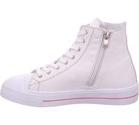 Andrea Conti Baskets hautes pour femmes Blanc Cuir lisse Taille : 38