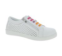 Andrea Conti Baskets pour Femme, Blanc Comb, 36 EU