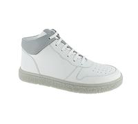 Andrea Conti Baskets pour Femme, Blanc/Gris, 36 EU