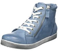 Andrea Conti Baskets pour Femme, Bleu, 37 EU