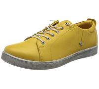 Andrea Conti Baskets pour Femme, Citron, 37 EU
