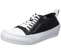 Andrea Conti Baskets pour Femme, Noir/Blanc, 39 EU