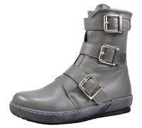 Andrea Conti Bottes en Cuir Femmes 0066009, Pointure:39 EU, La Couleur:Gris