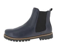 Andrea Conti Bottes en Cuir Femmes 0340229, Pointure:39 EU, La Couleur:Bleu