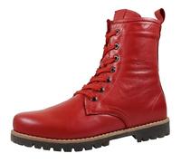 Andrea Conti Bottes en Cuir Femmes 0342847, Pointure:38 EU, La Couleur:Rouge