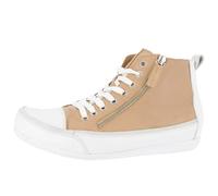 Andrea Conti Bottes en Cuir Femmes 0345910, Pointure:37 EU, La Couleur:Beige