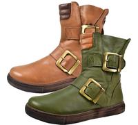 Andrea Conti Bottes en Cuir Femmes 0346833, Pointure:40 EU, La Couleur:Bleu