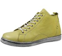 Andrea Conti Bottes en Cuir Femmes 0348734, Pointure:40 EU, La Couleur:Jaune