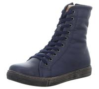 Andrea Conti Bottes pour Femme mi-Mollet, Marque D Bleu, 40 EU