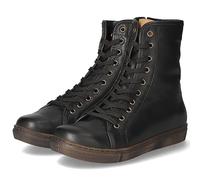 Andrea Conti Bottes pour Femme mi-Mollet, Noir Brandy, 37 EU