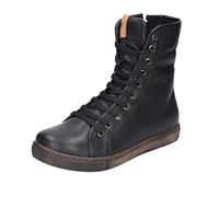 Andrea Conti Bottes pour Femme mi-Mollet, Noir Brandy, 38 EU