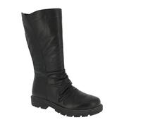 Andrea Conti Bottes pour Femme Tendance, Noir, 39 EU