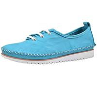 Andrea Conti Chaussures à Lacets Femme 0023626, Pointure:40 EU, La Couleur:Bleu
