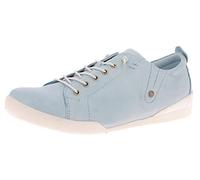 Andrea Conti Chaussures Basses à Lacets en Cuir pour Femme 0345724, H Bleu., 38 EU