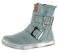 Andrea Conti Femme 0346833 Bottes de Motard, Bleu, 36 EU