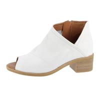 Andrea Conti Femme Damen Absatz Sandalette Sandale à Talon, Blanc, 41 EU