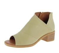 Andrea Conti Femme Damen Absatz Sandalette Sandale à Talon, Kaki, 40 EU