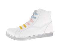 Andrea Conti Femme Damen High Top Sneaker Basket, Blanc Pastel, 37 EU