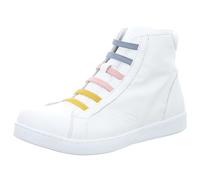 Andrea Conti Femme Damen High Top Sneaker Basket, Blanc Pastel Multicolore, 37 EU