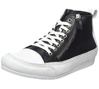 Andrea Conti Femme Damen High Top Sneaker Basket, Noir/Blanc, 38 EU
