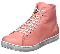 Andrea Conti Femme Damen High Top Sneaker Basket, Vieux Rose, 37 EU