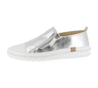 Andrea Conti Femme Damen Low Top Sneaker Basket, argenté, 39 EU