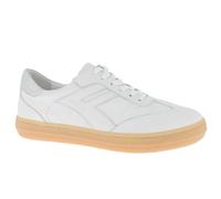 Andrea Conti Femme Damen Low Top Sneaker Freya Basket, Blanc Argent Vieilli Light Gum, 36 EU