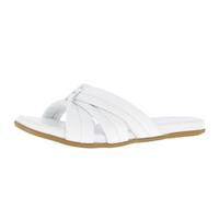 Andrea Conti Femme Damen Pantolette Semelle de Mocassin, Blanc, 37 EU