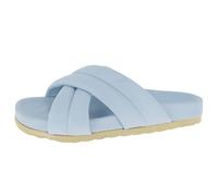 Andrea Conti Femme Damen Pantolette Semelle de Mocassin, Bleu Pastel, 38 EU