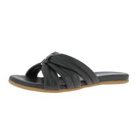 Andrea Conti Femme Damen Pantolette Semelle de Mocassin, Noir, 38 EU