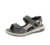 Andrea Conti Femme Damen Sandale, Gris argenté Ardoise, 39 EU