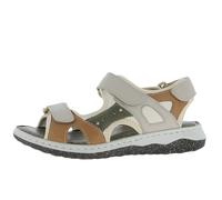 Andrea Conti Femme Damen Sandale, Kaki Combi, 38 EU