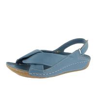 Andrea Conti Femme Damen Sandalette Sandale, Bleu Infini, 38 EU