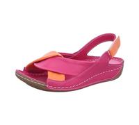 Andrea Conti Femme Damen Sandalette Sandale, Magenta Papaya, 41 EU