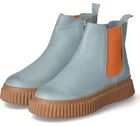 Andrea Conti Femmes Chelsea Boots/ Bottines Bleu Cuir lisse Taille : 38