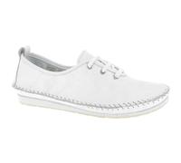 Andrea Conti Lacets pour Femme Basket, Blanc, 37 EU