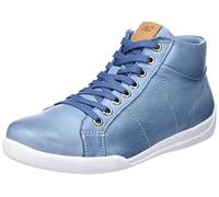 Andrea Conti Lacets pour Femme Basket, Bleu Brandy, 36 EU