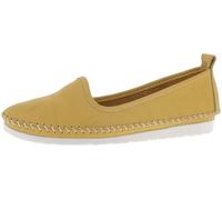 Andrea Conti Mocassins pour Femme 0027449, Pointure:37 EU, La Couleur:Jaune