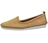 Andrea Conti Mocassins pour Femme 0027449, Pointure:41 EU, La Couleur:Beige